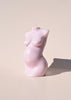 Ancient Candle Co La Mère Pregnant Torso Candle Pink