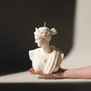 Ancient Candle Co Artemis Bust Sculpture Candle Natural