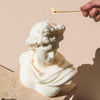 Ancient Candle Co Apollo Bust Sculpture Candle